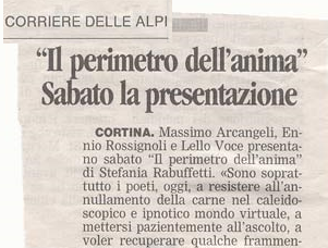 Corriere Alpi - Martedi 23 Febbraio 2010
